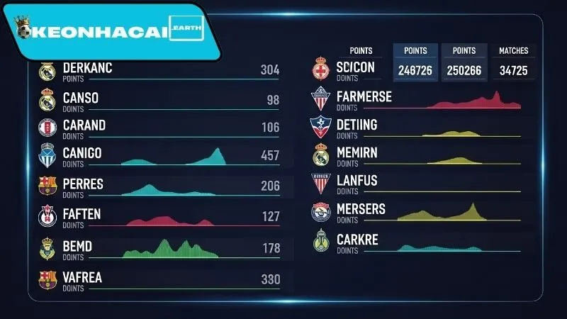 Bảng xếp hạng Champions League chung cuộc