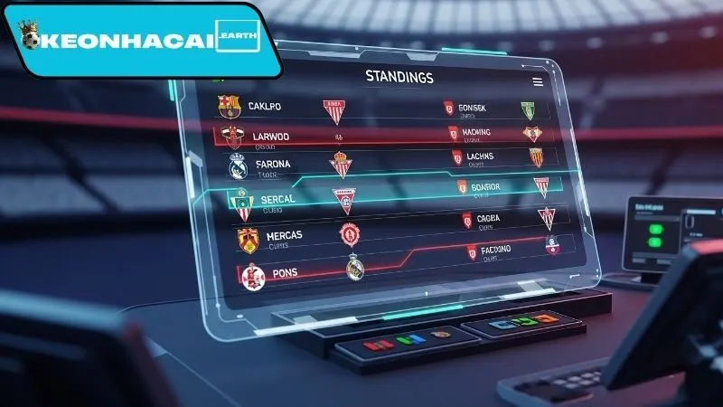 Bảng xếp hạng La Liga hôm nay