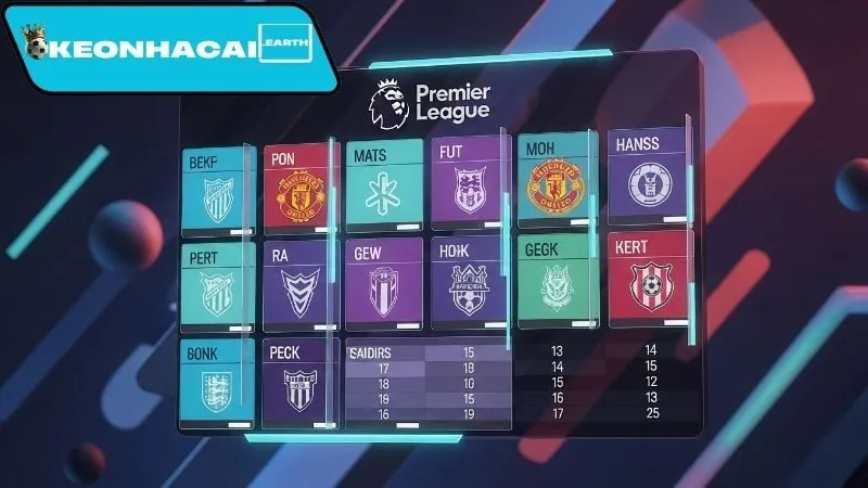 Phân tích bảng xếp hạng Premier League