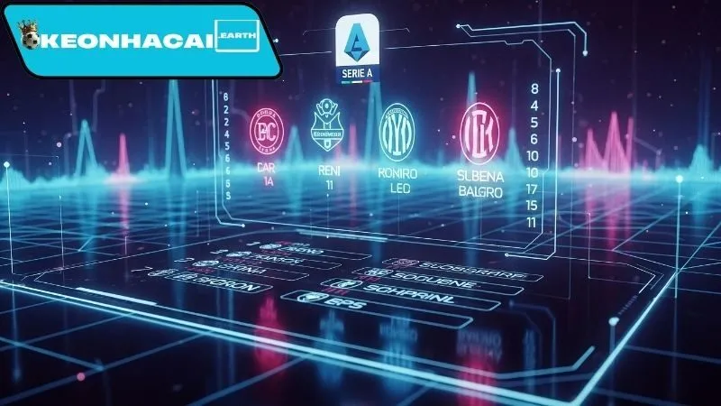 Bảng xếp hạng Serie A sân khách